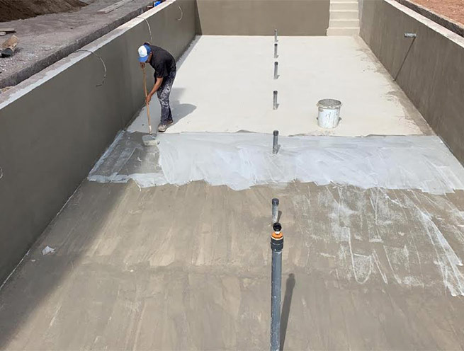 construction piscine au Maroc